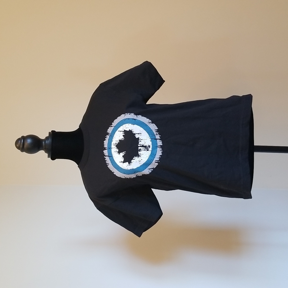 Black maple leaf shirt